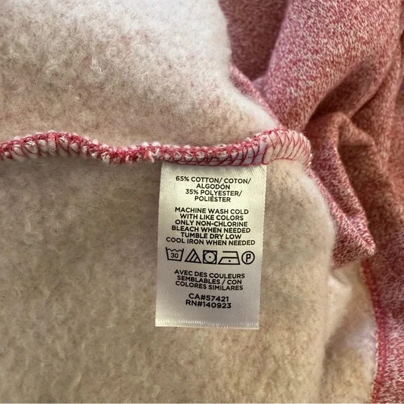 LOFT Red and White Patterned Sweater - Picture 8 of 16